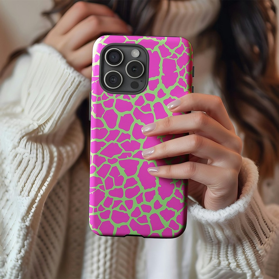 image 1 of Crackle Punk Phone Case | Pink | Galaxy S24 Plus
Slim | Galaxy S24 Plus
Slim