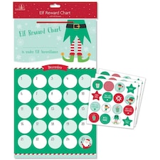 Christmas Elf Reward Chart And Stickers