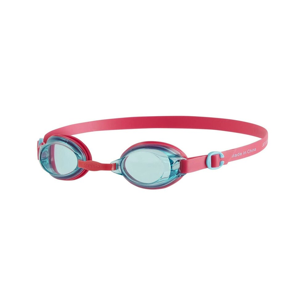 Speedo Childrens/Kids Jet Swimming Goggles - Ecstatic Pink/Aquatic - One Size