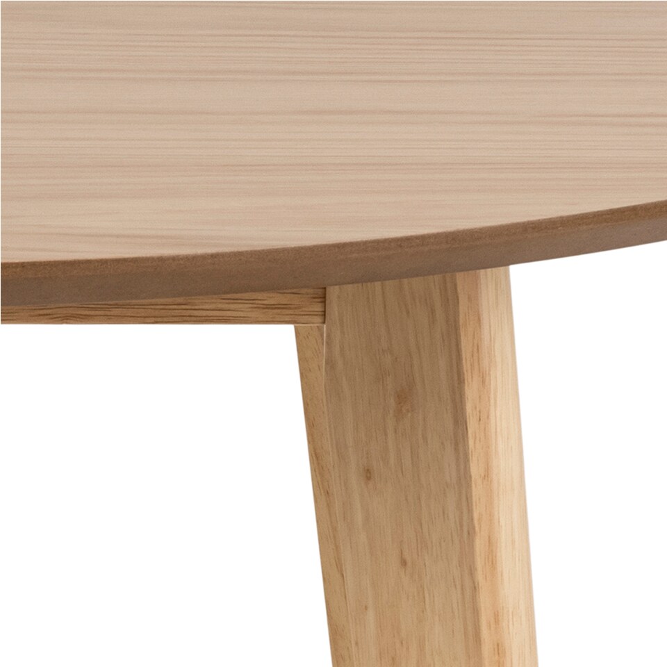 image 1 of Roxby Round Dining Table in Oak 105x76cm