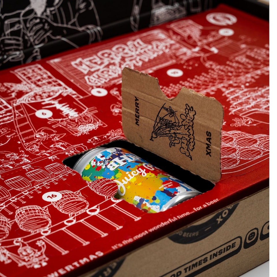 image 1 of QWERTY Beer Box Premium Pale Ale & IPA Craft Beer Advent Calendar 2025