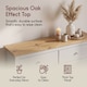 image 4 of Vida Designs Arlington 2 Drawer 3 Door Sideboard Shaker Buffet Cabinet Storage, Grey & Oak | Grey | Grey & Oak | 1