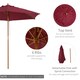 image 3 of Outsunny 2.5m Garden Parasol Sun Shade Patio Outdoor Umbrella Canopy
