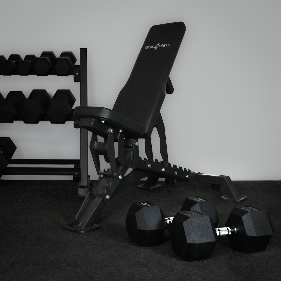 image 1 of GYM SETS UK Hex Dumbbell Pairs- (2 x 30kg (60kg))