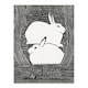image 1 of Two Stylised Snow Hares Samuel J De Mesquita Wall Art Poster Print 12X16"