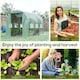 image 7 of Outsunny 3 x 2 x 2m Polytunnel Green House w UV-resistant PE Cover, Green