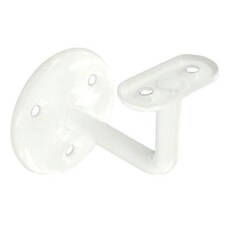 Securit Handrail Bracket - White - 6.3cm