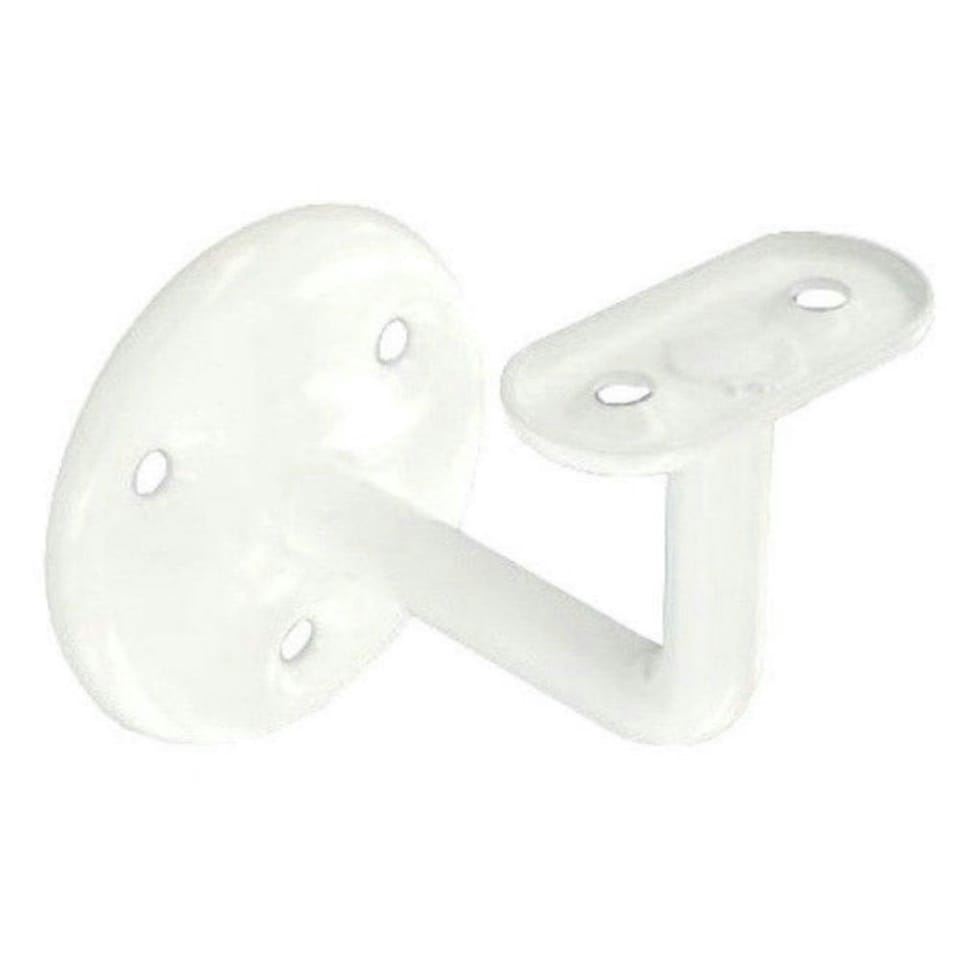 Securit Handrail Bracket - White - 6.3cm
