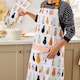 image 2 of Ulster Weavers Cats In Waiting Apron - Cotton Orange