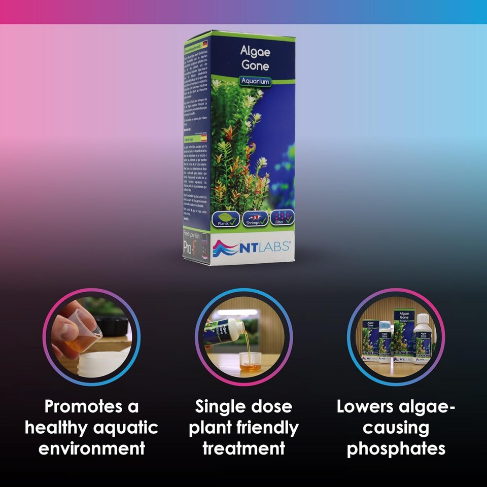 image 1 of NT Labs Algae Gone 250ml - Effective Algae Treatment for Aquatic Environments
