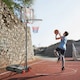 image 4 of COSTWAY Basketball Backborad Hoop Net Set 193-248cm Black | Standard