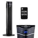 image 7 of 43 inch Oscillating Tower Fan with air Purifier and Aroma Function Black