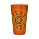 image 2 of Naruto: Shippuden Konoha Symbol Glass - Brown/Black - One Size