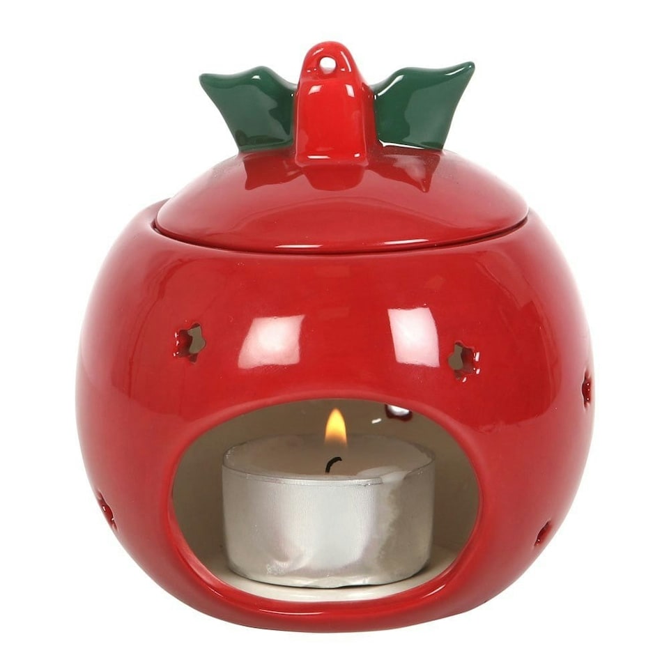 image 1 of Something Different Bauble Oil Burner - Red - One Size