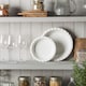 image 4 of Wm Bartleet & Sons Porcelain Round Pie Dish with Crinkle Crust Rim, Set of 2 White