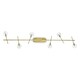 image 1 of Maracas 6 Light Ceiling Light Antique Brass