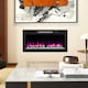 image 8 of COSTWAY Recessed/Wall-Mounted Fireplace 750W/1500W Black