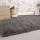 image 4 of KUKOON Slate Grey Super Soft Shaggy Rug 160cm x 230cm