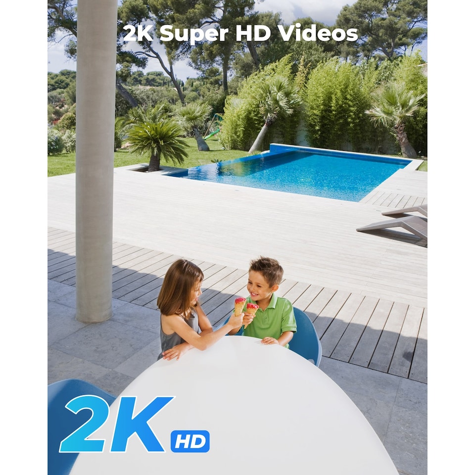 image 1 of Reolink Advantage Series G330 2K Battery 4G LTE Outdoor Security Camera with Solar Panel + 64GB