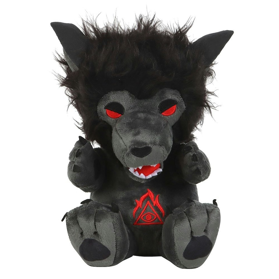 image 1 of Something Different Werewolf Plush Toy - Grey - One Size