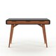 image 2 of Pevensey Office Desk in Black Oak