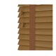 image 1 of 80cm Truffle Faux Wood Venetian Blinds with Tapes (120cm Drop) | Brown | Brown