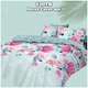 image 5 of VELVETIO Edith Complete Duvet Cover Set with Fitted Sheet Breathable Bedding Quilt Blue | King