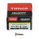 image 3 of Timco - Velocity Premium Multi-Use Screws - PZ - Double Countersunk - Yellow  (Size 4.0 x 20 - 200 Pieces)