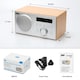 image 7 of Bluetooth Speaker with DAB/DAB+/FM Radio, Dual Alarm Clock, USB MP3 Playback & AUX-In – August MB420K