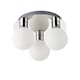 image 2 of Tago 3 Light Semi Flush Ceiling Light