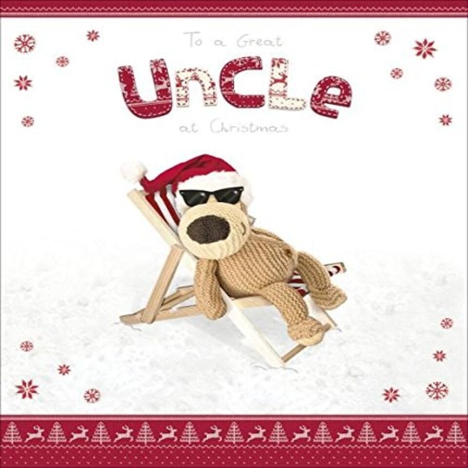 image 1 of Boofle Uncle Christmas Card