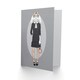 image 2 of Fashion Animal Bunny Girl Hipster Kids Birthday Child Kids Card