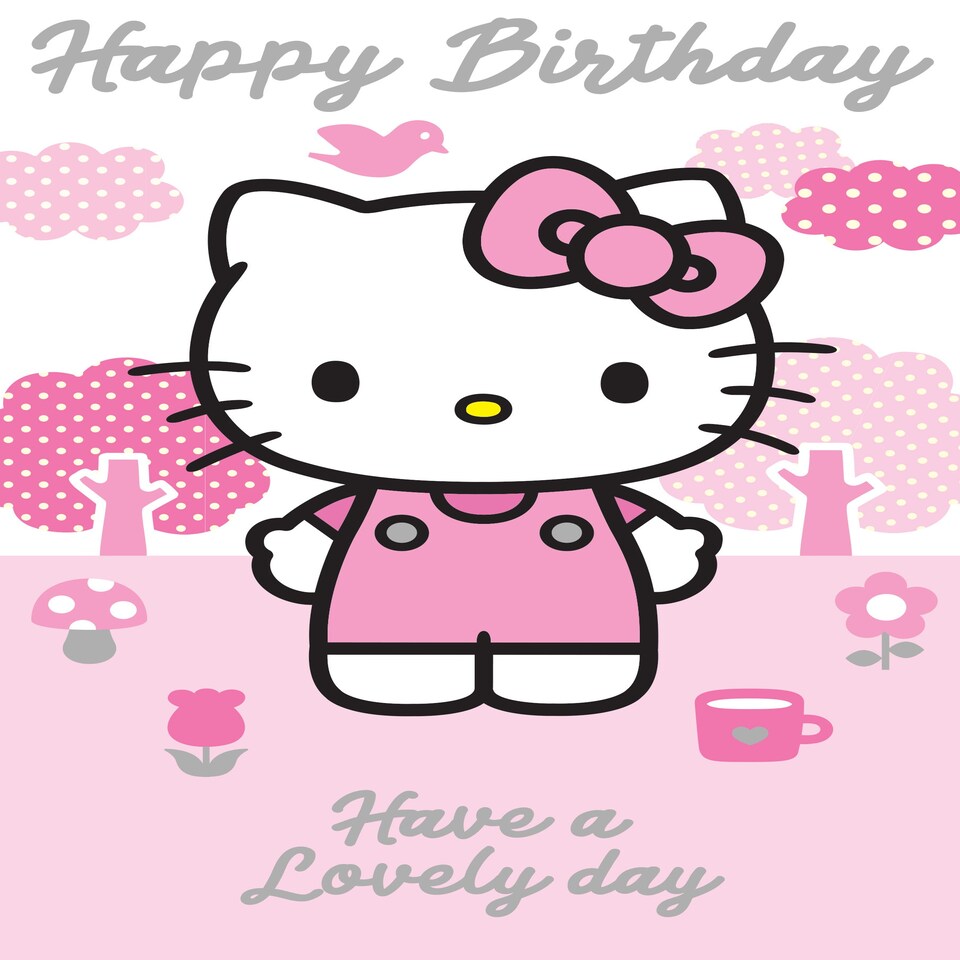 image 1 of HELLO KITTY BIRTHDAY CARD