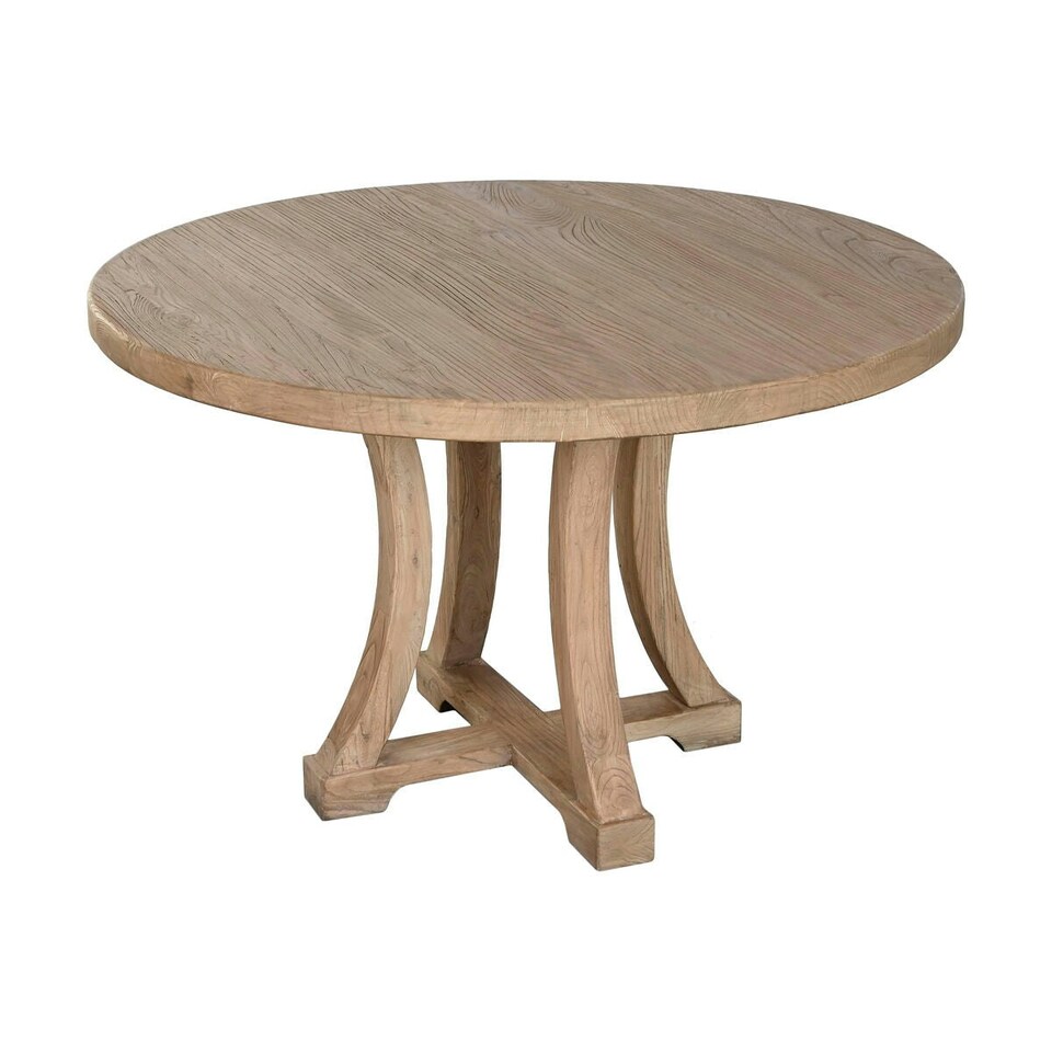 image 1 of Dining Table Home ESPRIT Natural Elm wood 120 x 120 x 76 cm N/A