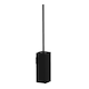 image 1 of COSMIC Toilet Brush, Black Matt, Wall-mounted. Collection METRIC