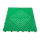 image 3 of Modular Interlocking Ribbed Vented Garage Floor Tiles - Green | Green | Green
