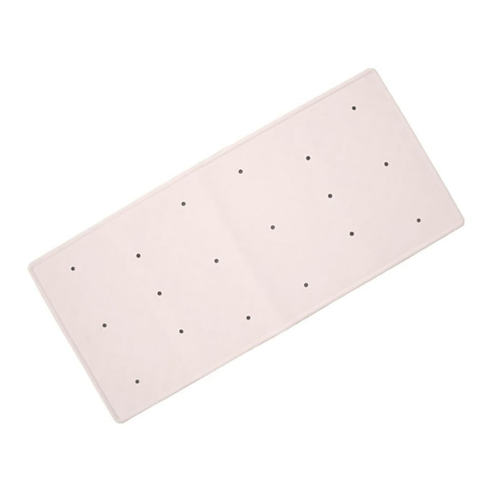 image 1 of Blue Canyon Rubber Bath Mat - Cream - 34 x 74cm