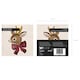 image 4 of Deer with Tartan Bow Christmas Paper Luncheon Napkins 2 Ply 33cm - Pack of 12