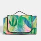 image 4 of OHS Fun Print Foldable Picnic Blanket Travel Outdoor Rug Mat | Green | Colourful Palm