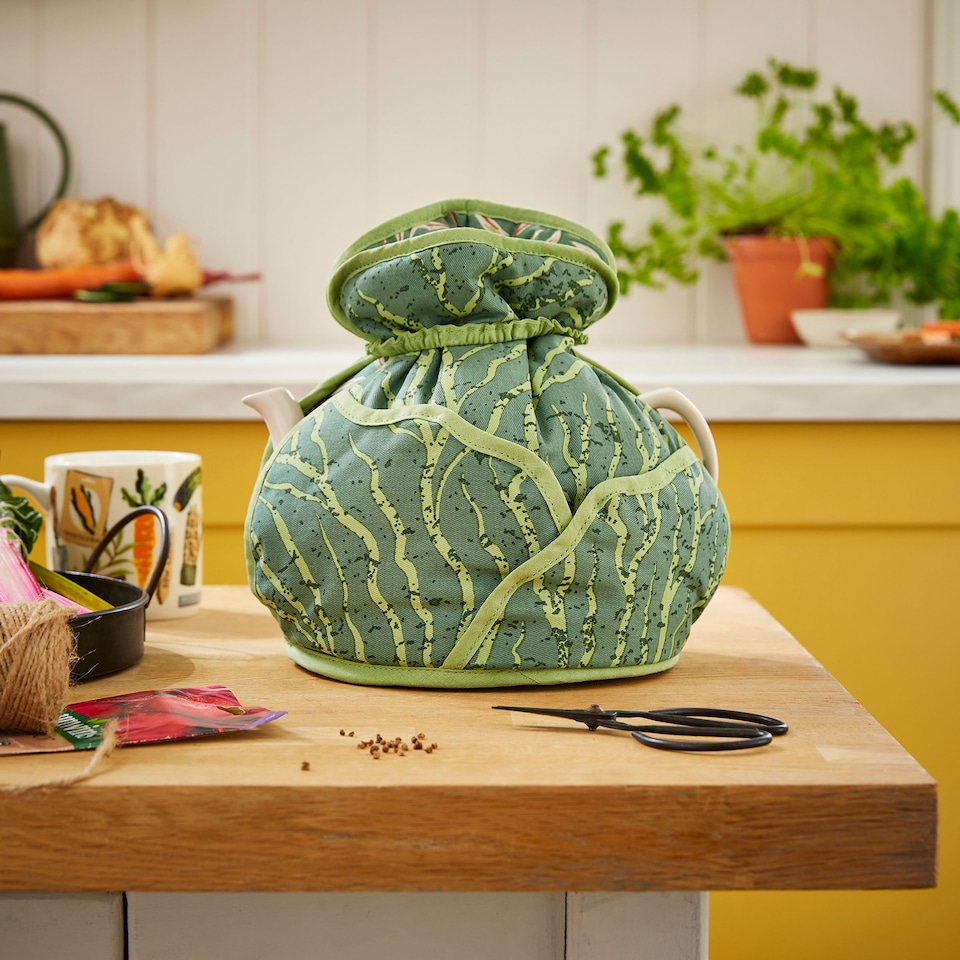 image 1 of Ulster Weavers Time to Grow Tea Cosy - Muff Green