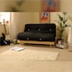 image 2 of 4ft6 Double Futon Mattress And Base Set in Black