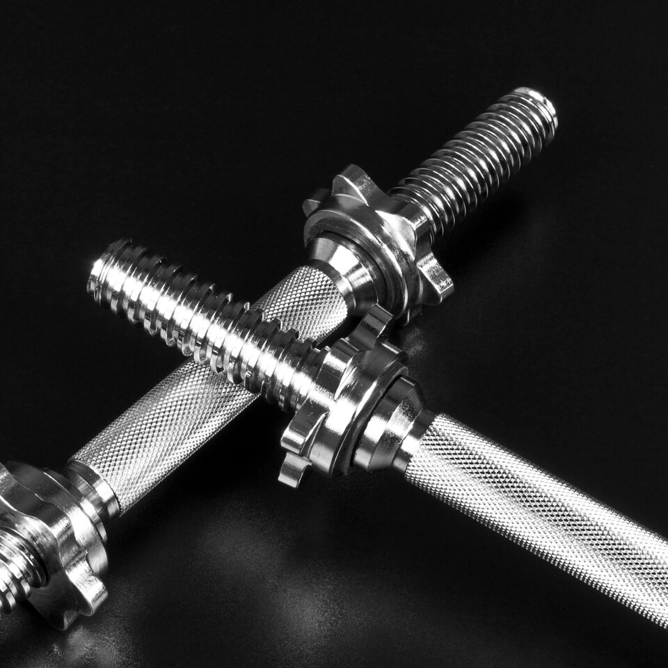 image 1 of Komodo 14 Inch Spinlock Dumbbell Bars
