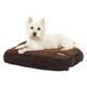 image 8 of Brown Dog Bed - Small To XL Sizes - Fleece - Bunty Snooze Brown | L
