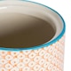 image 4 of Nicola Spring Hand-Printed Kitchen Canister - 1 Litre - Orange | Orange