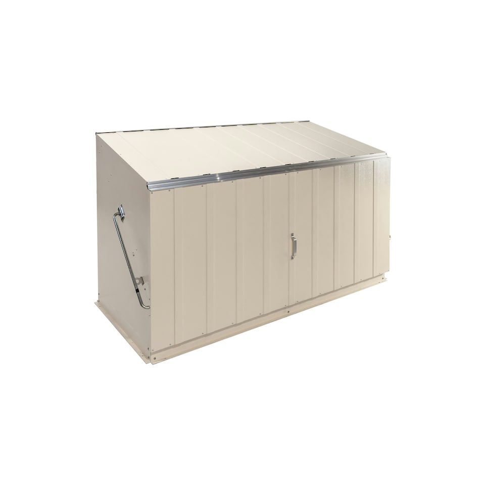 image 1 of Trimetals Storeguard Garden Large Storage Box – 196cm x 89cm Cream