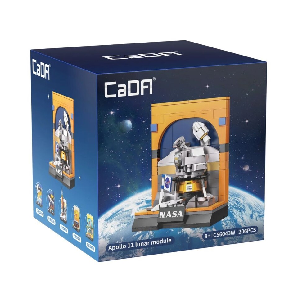 CaDa NASA Apollo 11 Lunar Module Construction Set 206 Pieces