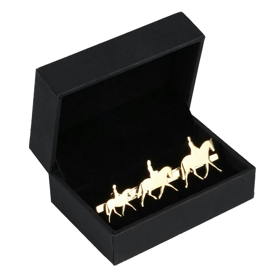image 1 of Supreme Products Hot To Trot Tie Clip - Gold - One Size