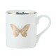 image 1 of Mikasa Butterfly Straight-Sided Porcelain Mug, 280ml White
