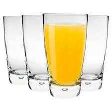 Bormioli Rocco Luna Highball Glasses - 340ml - Pack of 4 Clear