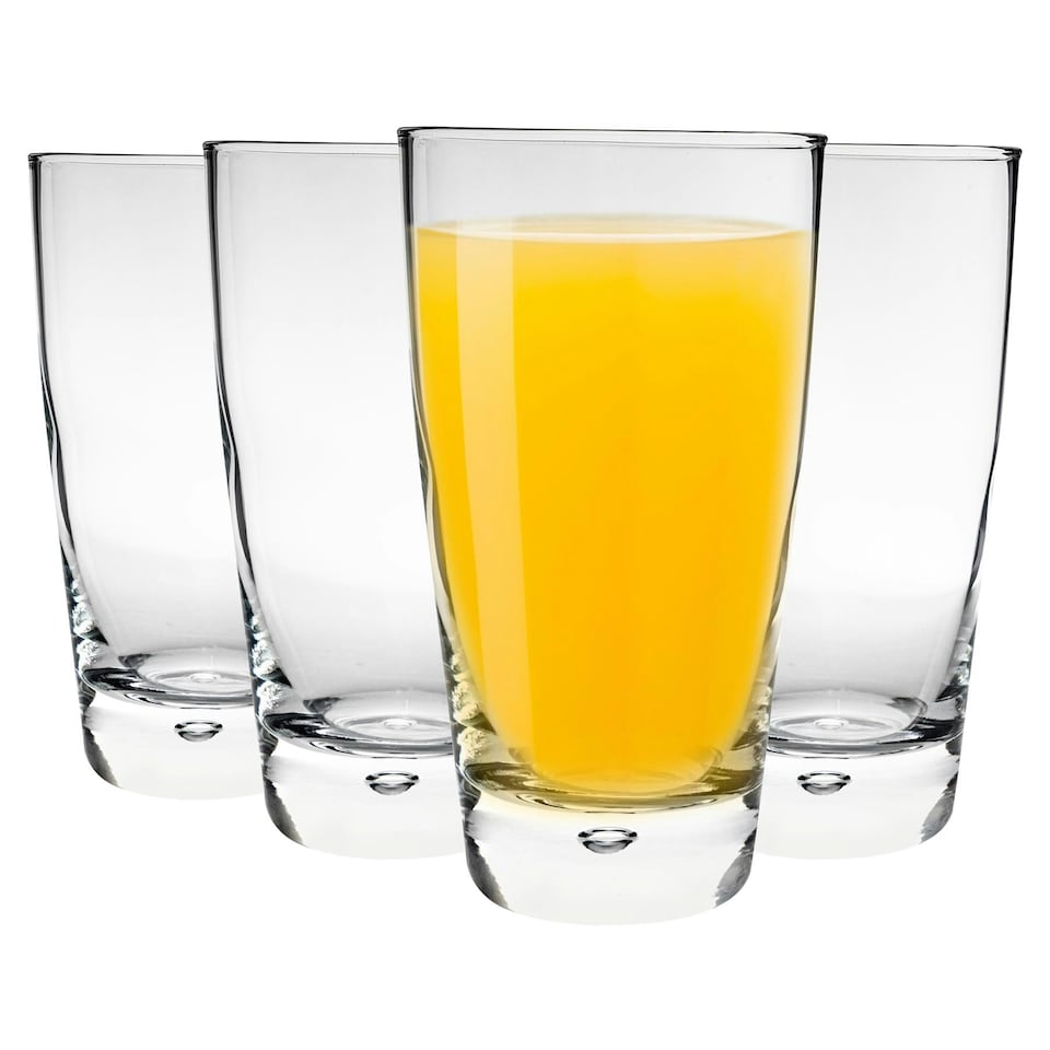 image 1 of Bormioli Rocco Luna Highball Glasses - 340ml - Pack of 4 Clear